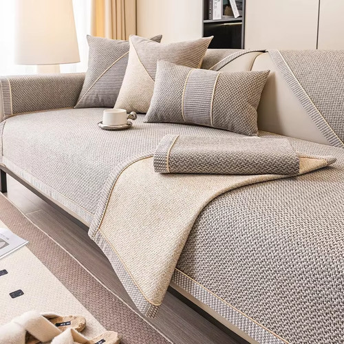 Woven cotton linen sofa - cotton,