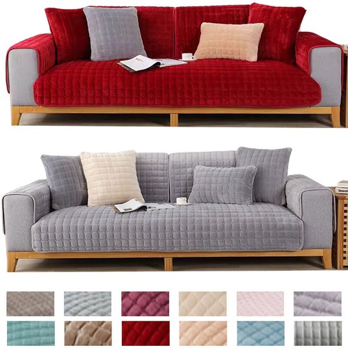 Thick plush sofa covers - thick,