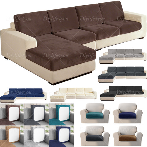 Stretch velvet sofa - sofa, seat