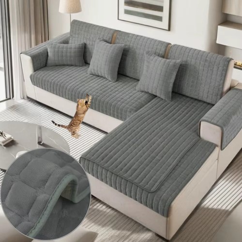 Sofa cover slipcover - slipcover, shape