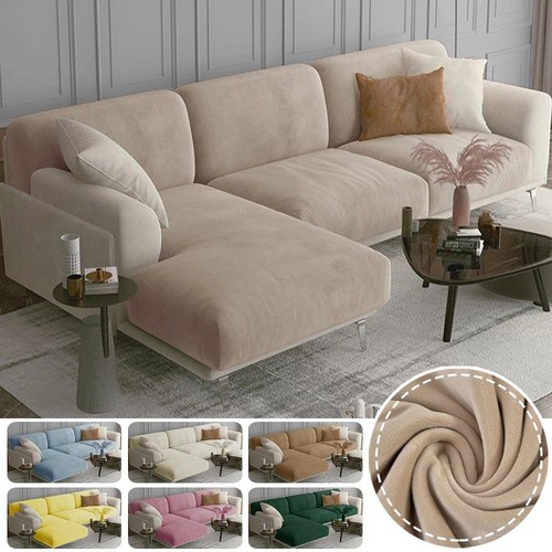 Soft velvet sofa seat cushion - velvet,