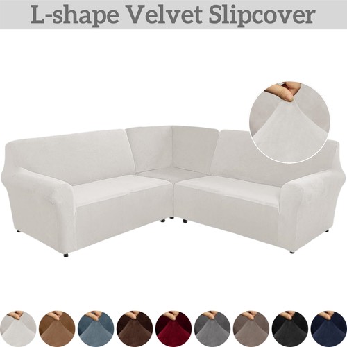 Velvet sectional corner sofa - velvet,
