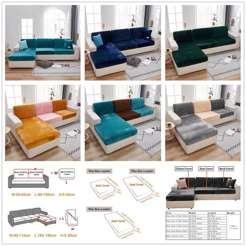 Luxury velvet sofa seat - velvet,