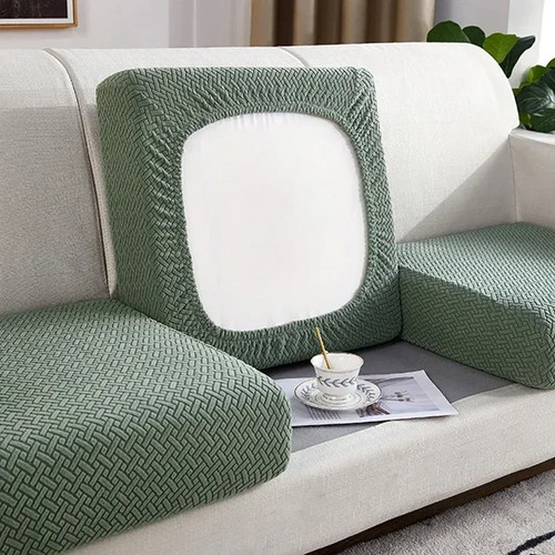 Jacquard sofa seat cover - seat,