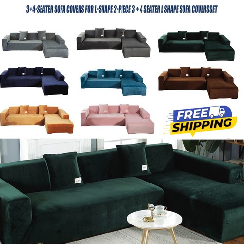 Velvet sofa covers - for, corner